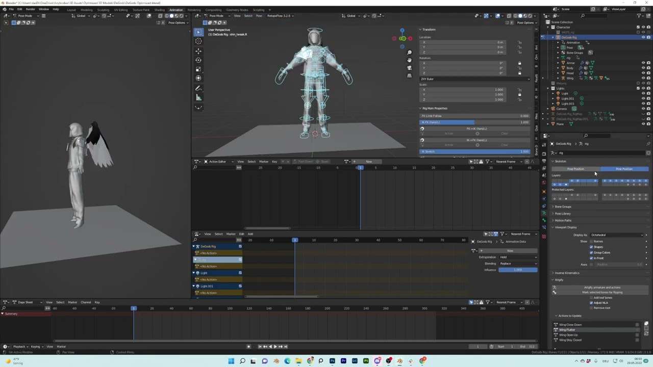 how to force reset pose to match rest position? : r/blenderhelp