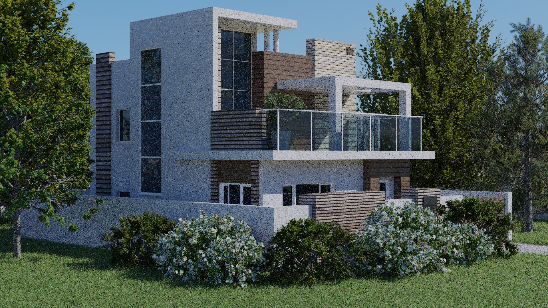 Modern exterior - Finished Projects - Blender Artists Community