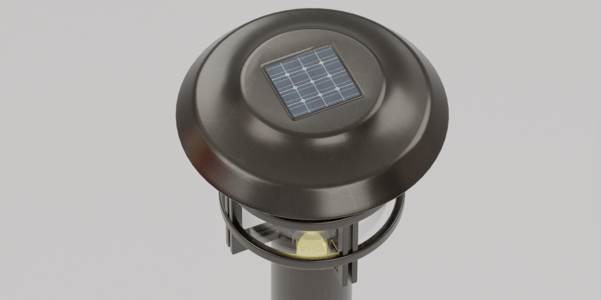 3D Solar-Powered Garden Light - Works in Progress - Blender Artists ...