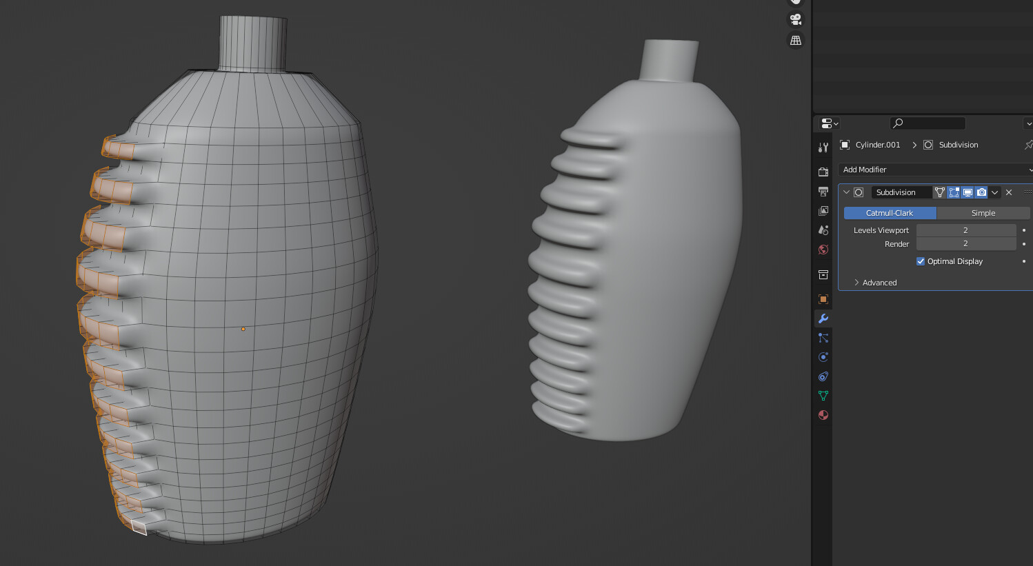 How do I model the grip ridges on a bottle lid? - Modeling - Blender  Artists Community
