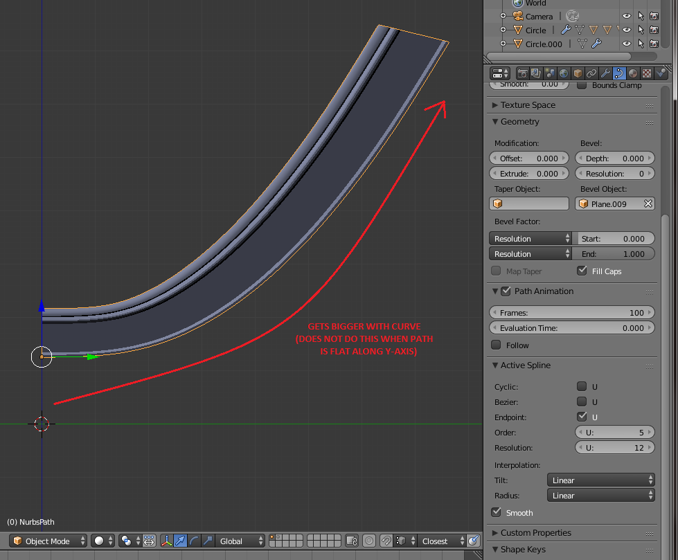 Unwanted Deformation With Beveled Curve - Modeling - Blender Artists ...