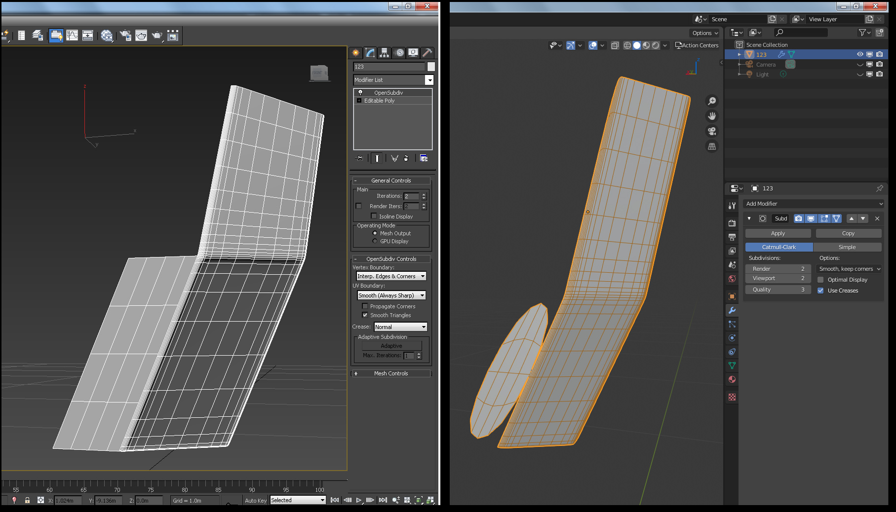 Блендер vs 3d Max