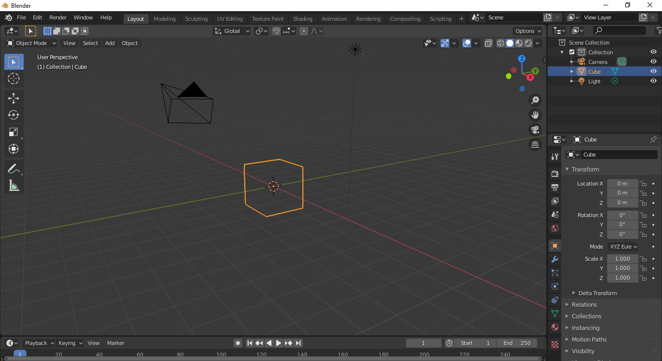 Meshes not visible in object mode - Basics & Interface - Blender Community