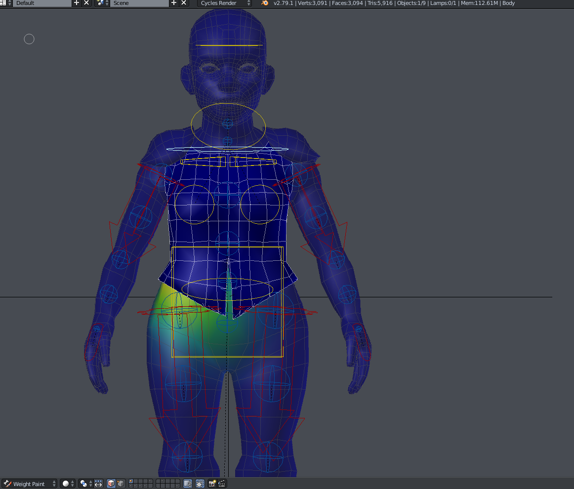Skinning a rigify rig on separated model - Animation and Rigging ...