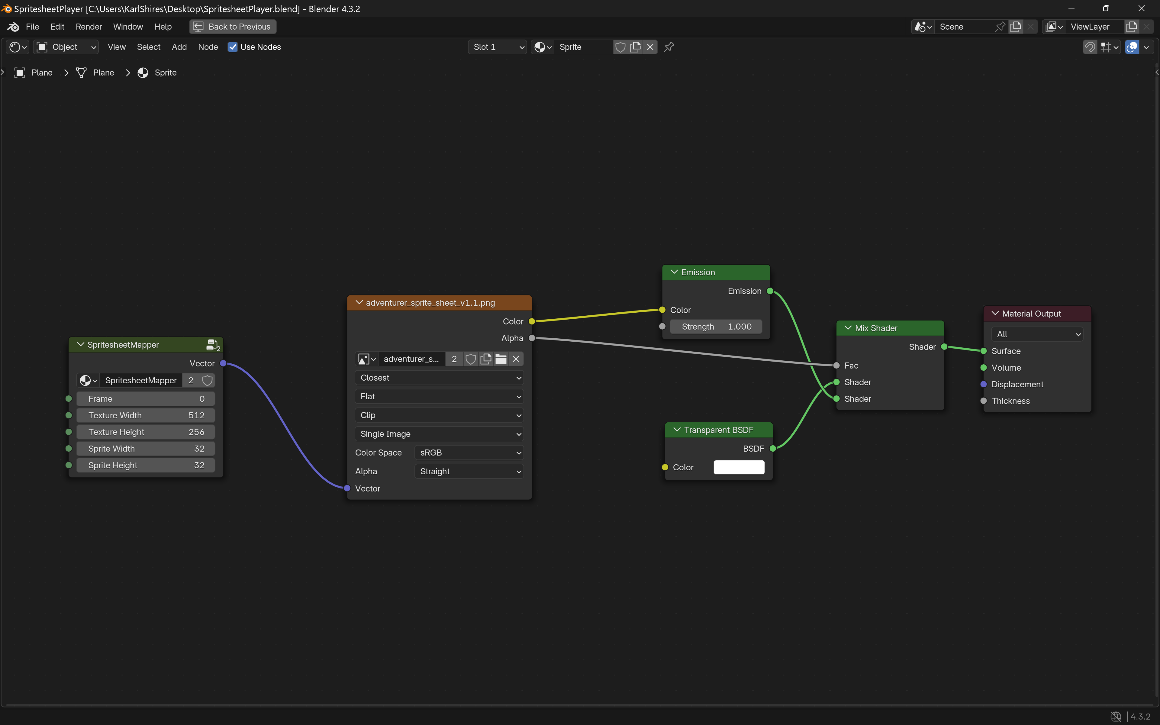 How can play a sprite sheet - Materials and Textures - Blender Artists ...