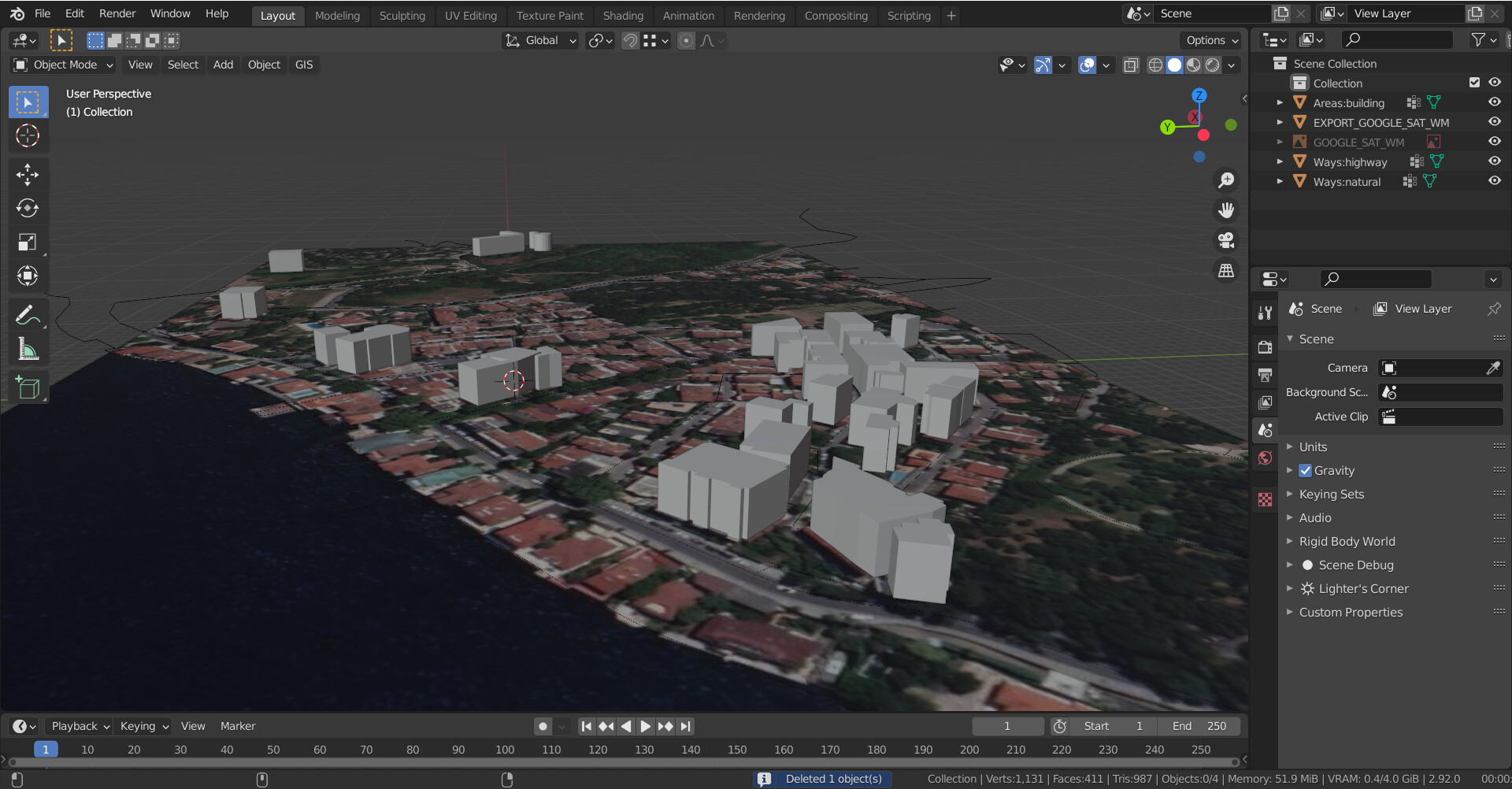 Gis addon, not adding houses - Tutorials, Tips and Tricks Blender Community