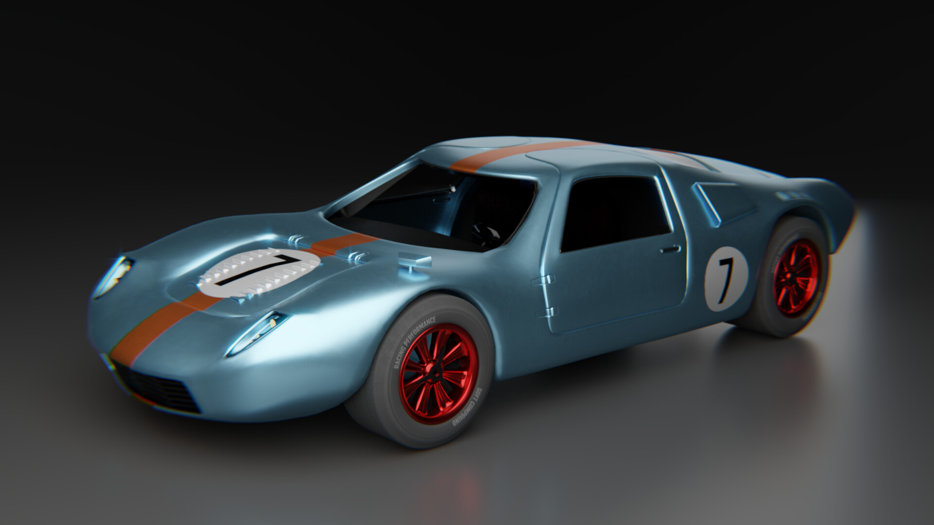 Classic racer - game ready car model - Finished Projects - Blender ...