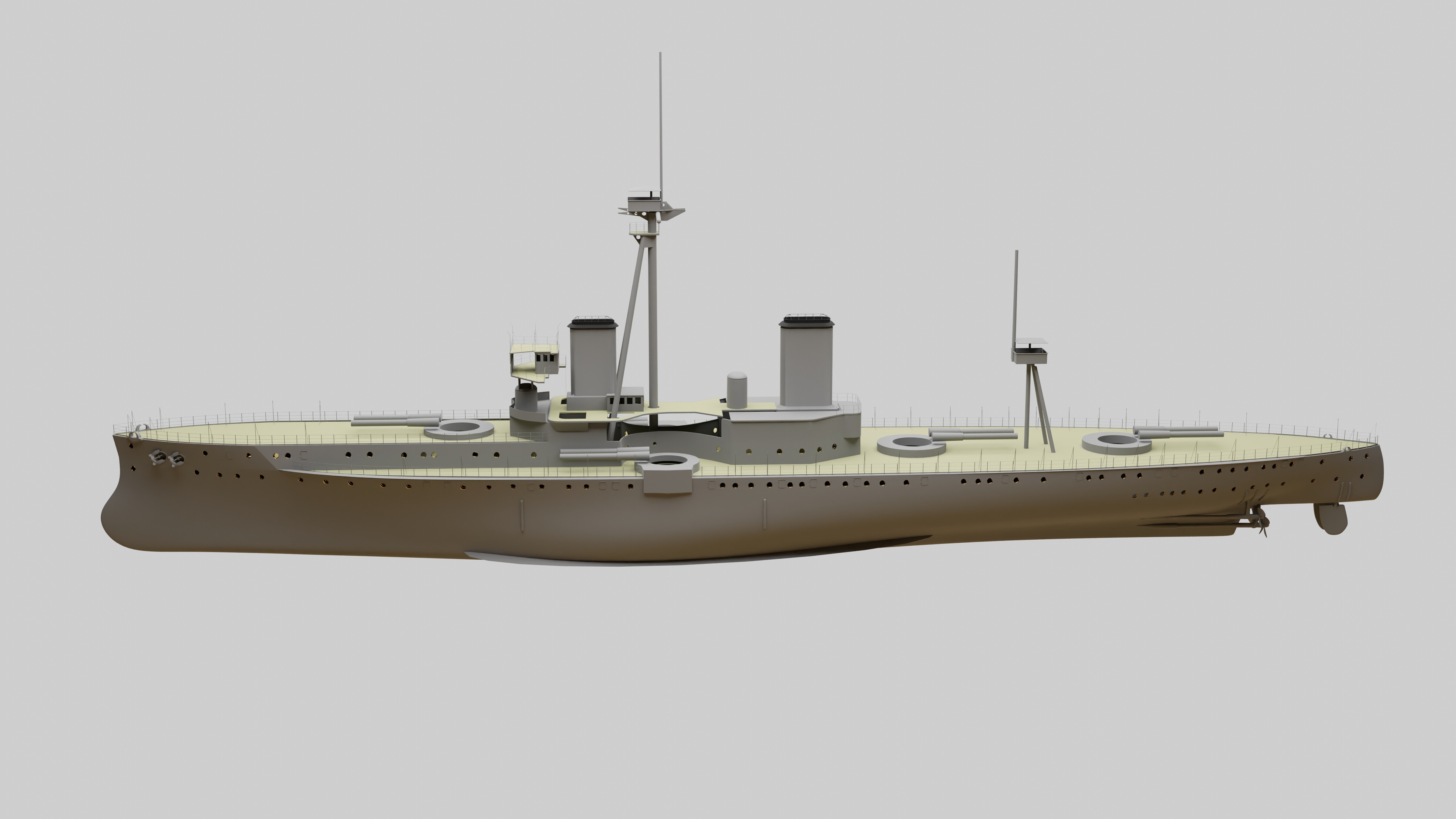 HMS Dreadnought - Works in Progress - Blender Artists Community