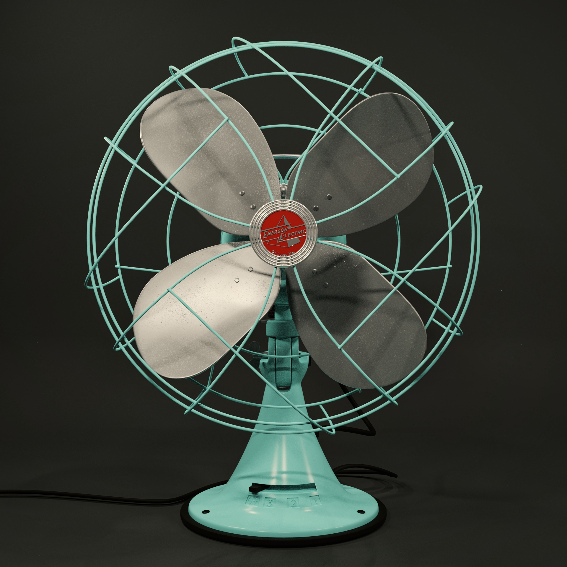 1950s Emerson Electric Fan - DONE - Finished Projects - Blender Artists  Community