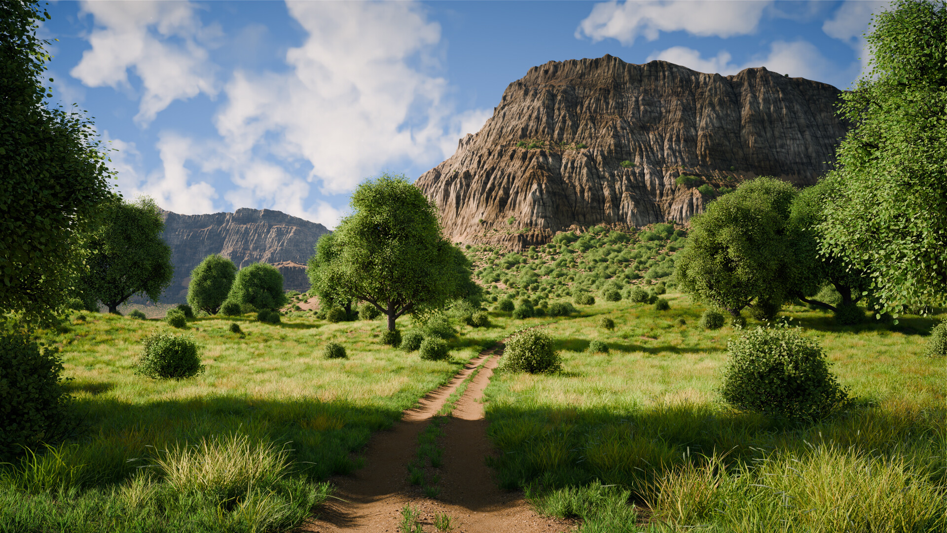 Procedural Grassy Landscape - Finished Projects - Blender Artists Community