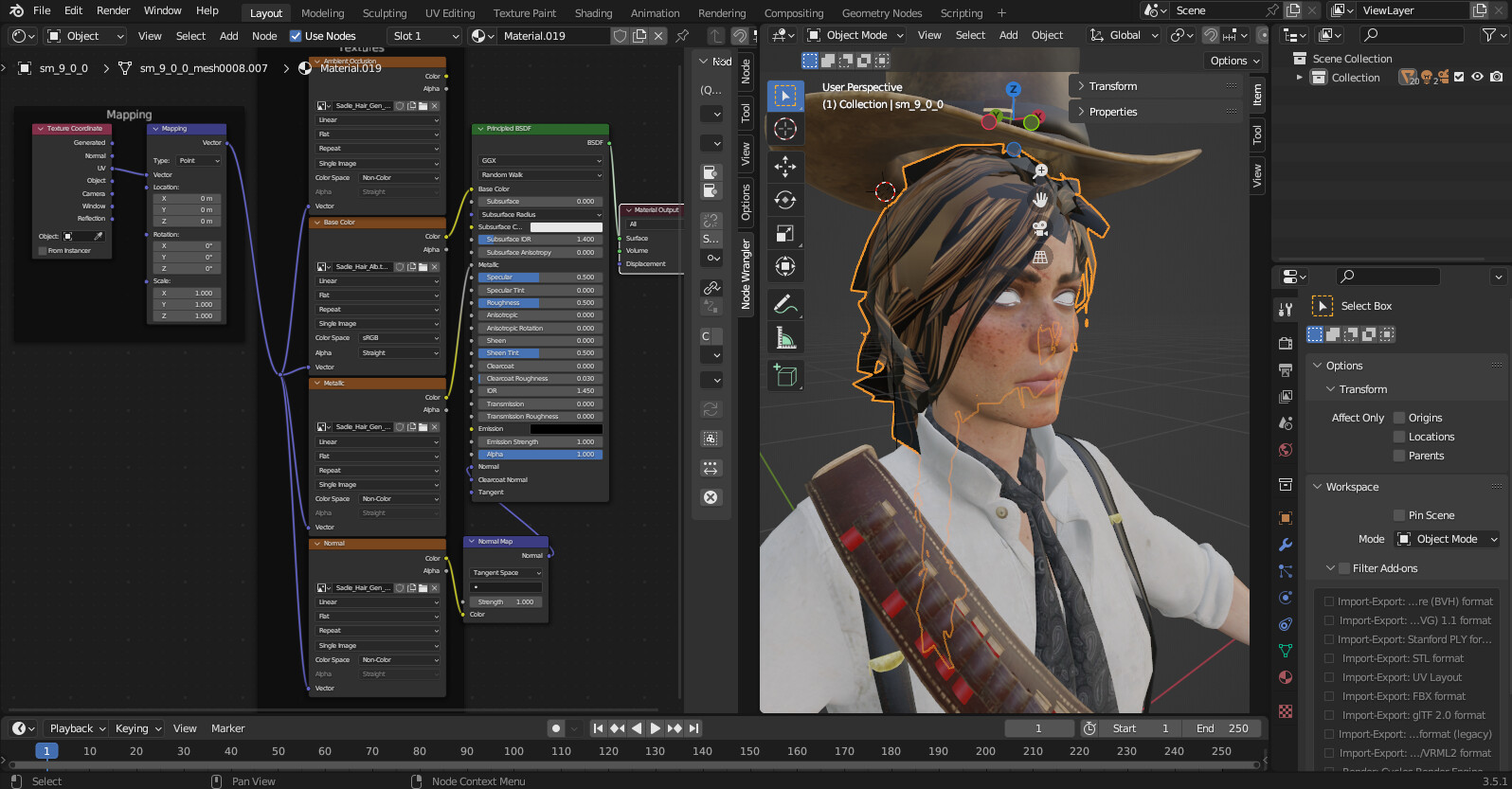 How to fix transparency issues with tga file hair - Materials and ...