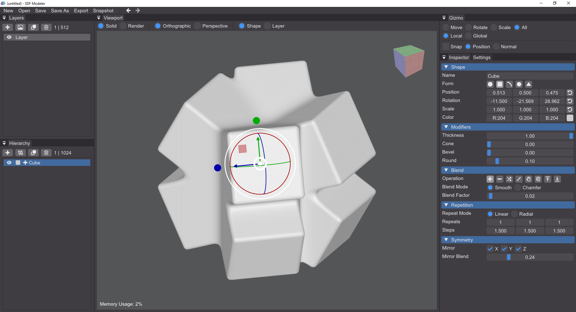 Sdf Modelling The big SDF thread - Page 68 - Latest News - Blender Artists Community