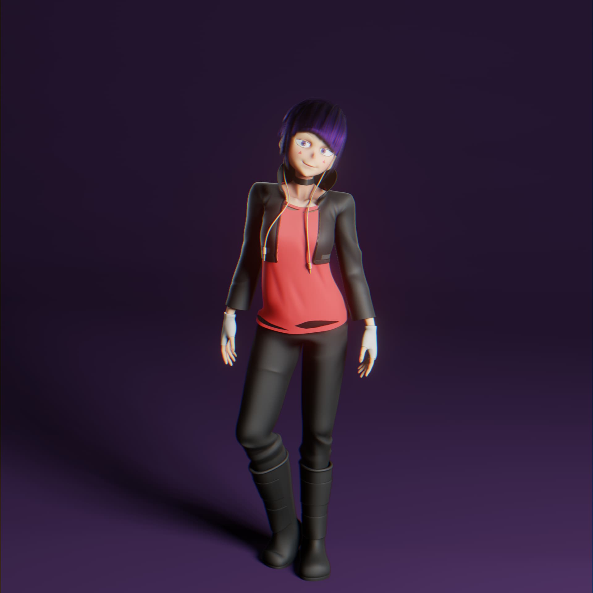 Kyouka jiro (boku no hero academia) - Finished Projects - Blender Artists  Community