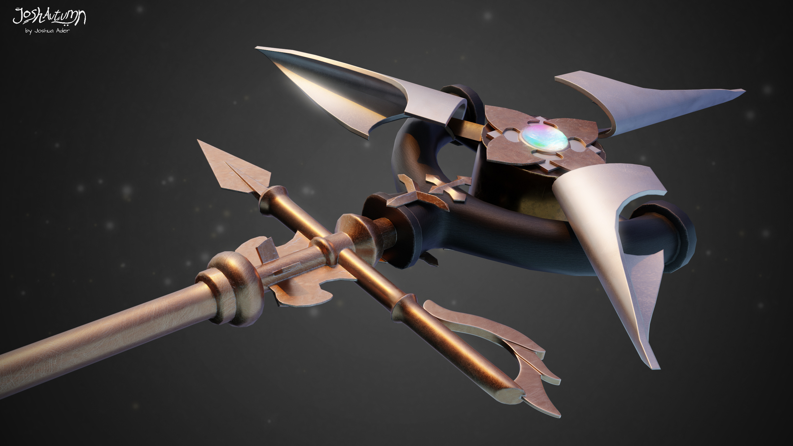 Celestial Seeker Magic Staff Weapon Model - Finished - Blender Artists Community