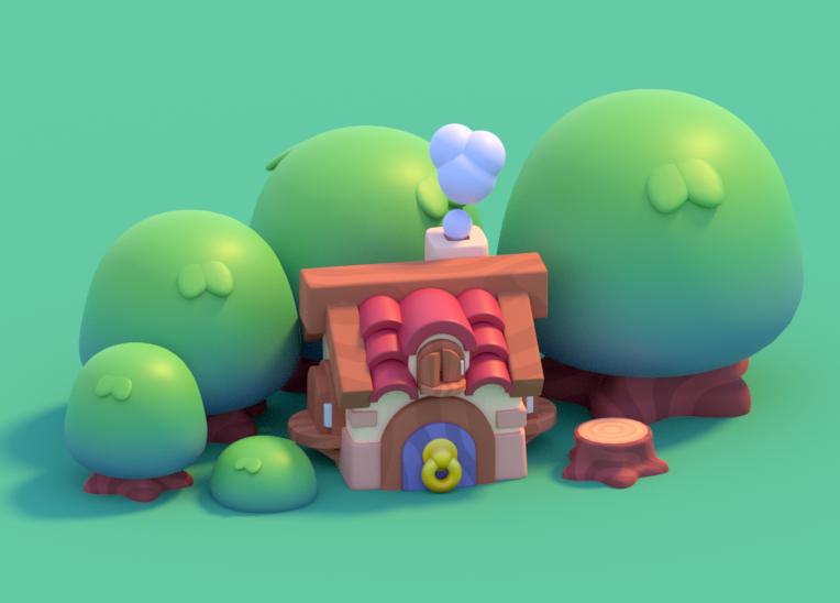 A cute wee house - Finished Projects - Blender Artists Community