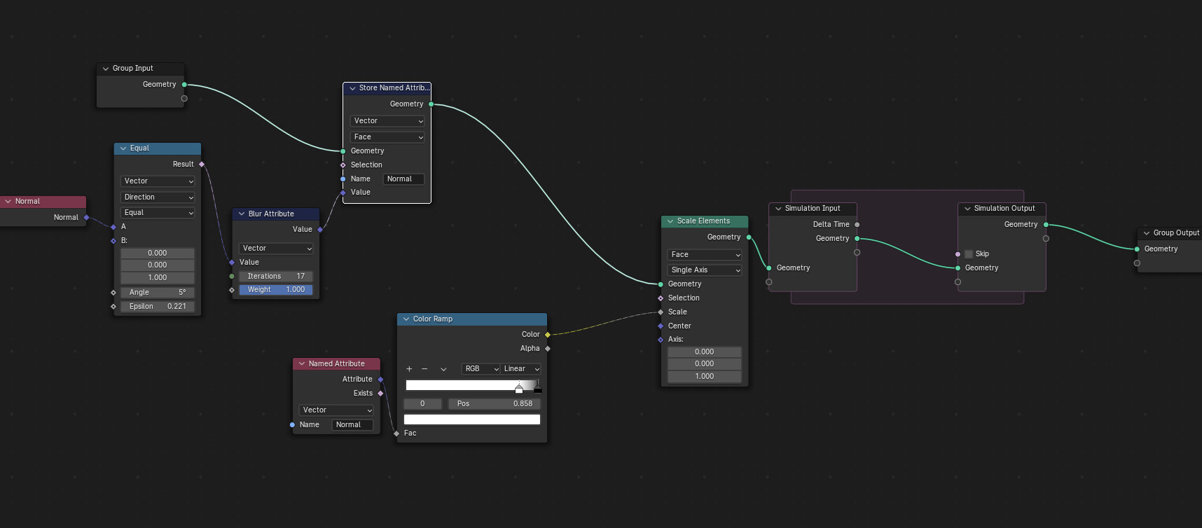 Use named attribute during simulation? - Modeling - Blender Artists ...