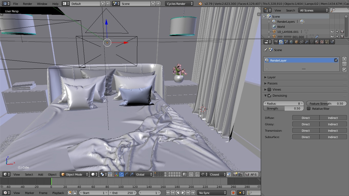 Bedroom Finished Projects Blender Artists Community