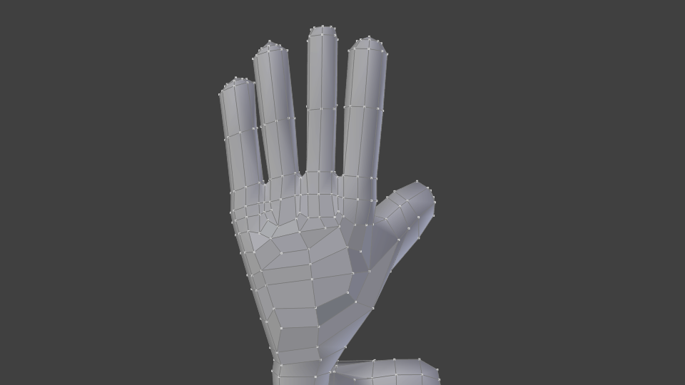 Best way to topologise this hand - Modeling - Blender Artists Community