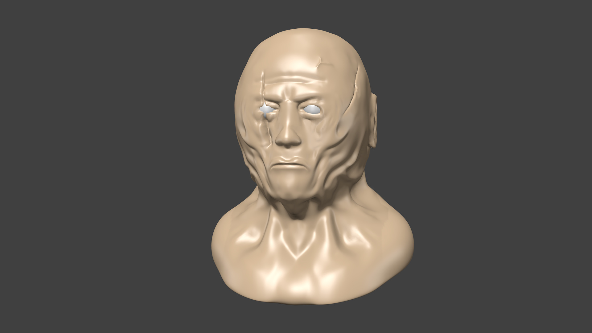 The Forest Game Mutant Chief Concept Head Only Works In Progress Blender Artists Community