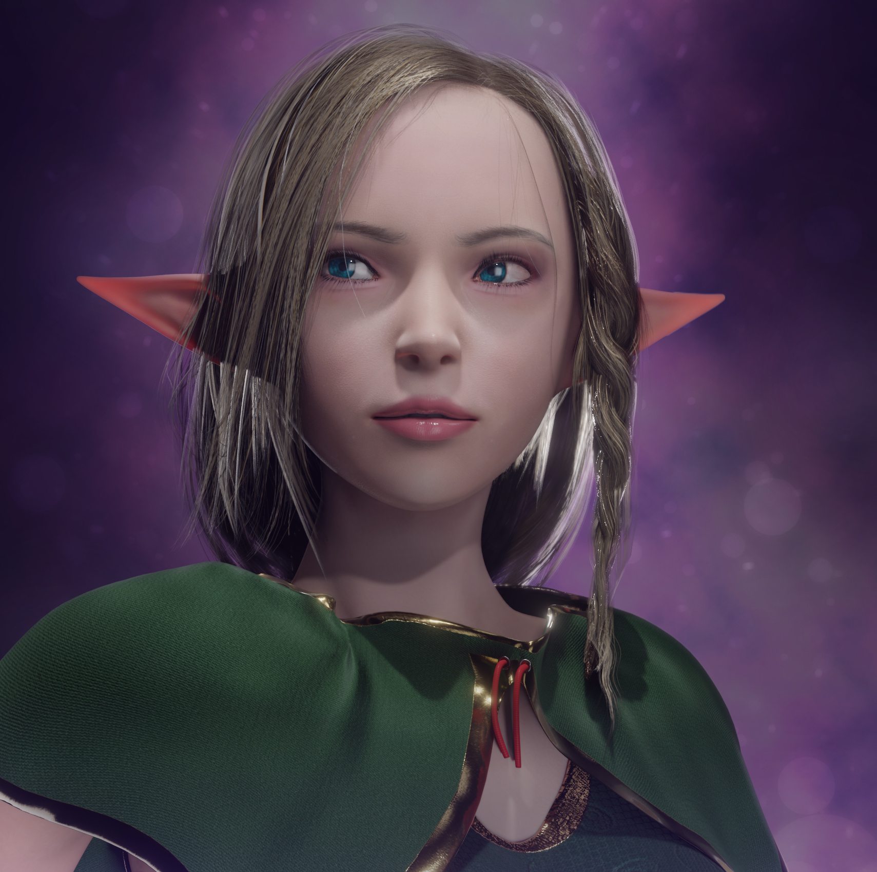Elf Fantasy Character Eevee Finished Projects Blender