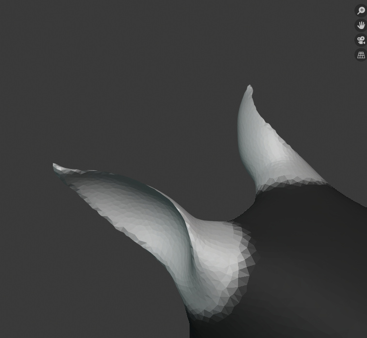 Sculpting, mesh collapses into itself when i edit one side? - Modeling ...