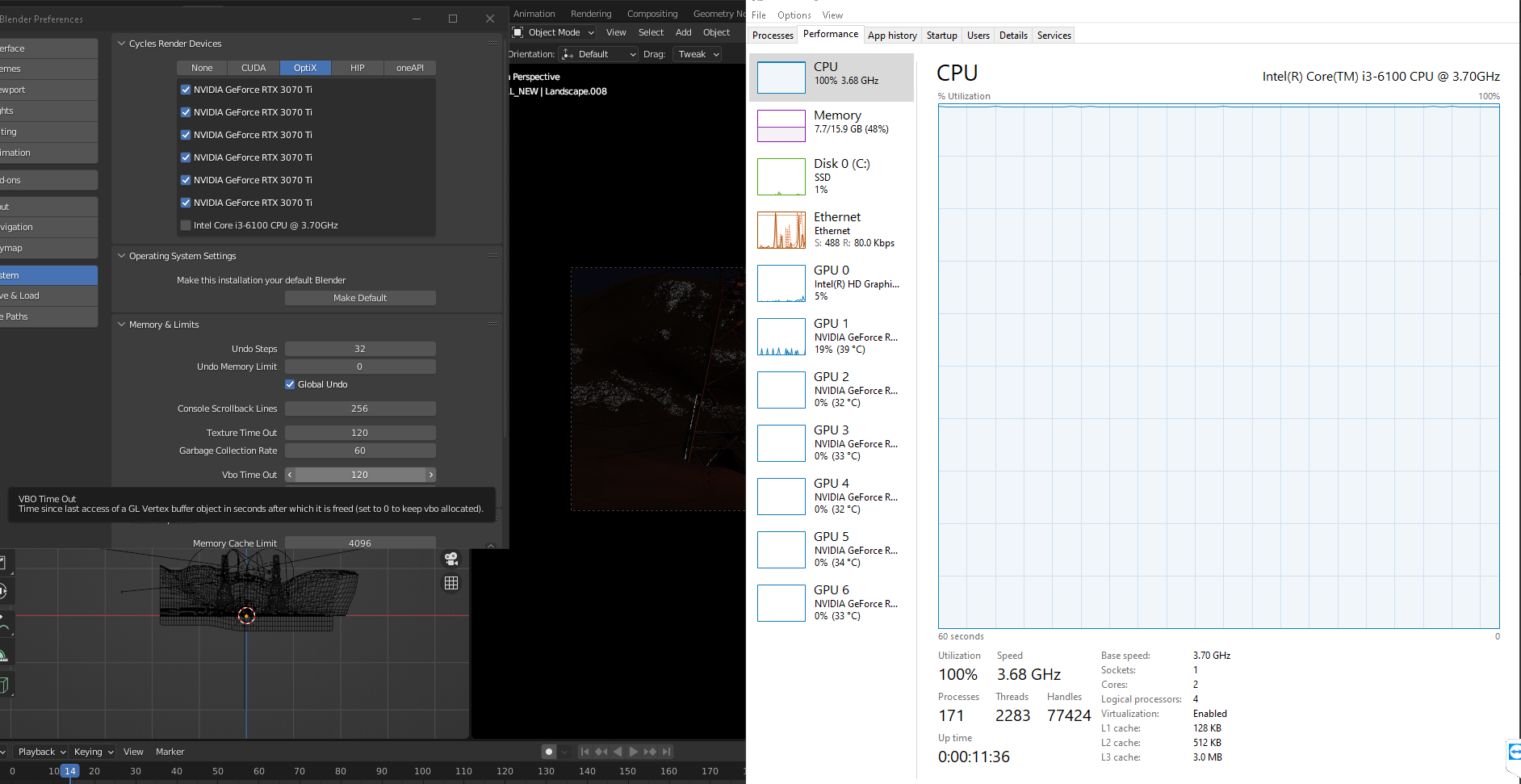 6 GPU's but they're not rendering - Technical Support - Blender Artists ...