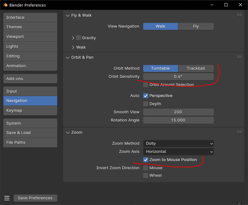 Changing Orbit Method, and Mouse Zoom - Python Support - Blender ...