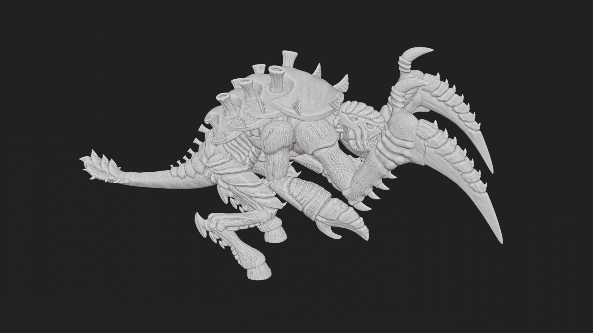 Tyranid from Warhammer - 3D Print Model by JampixStudio