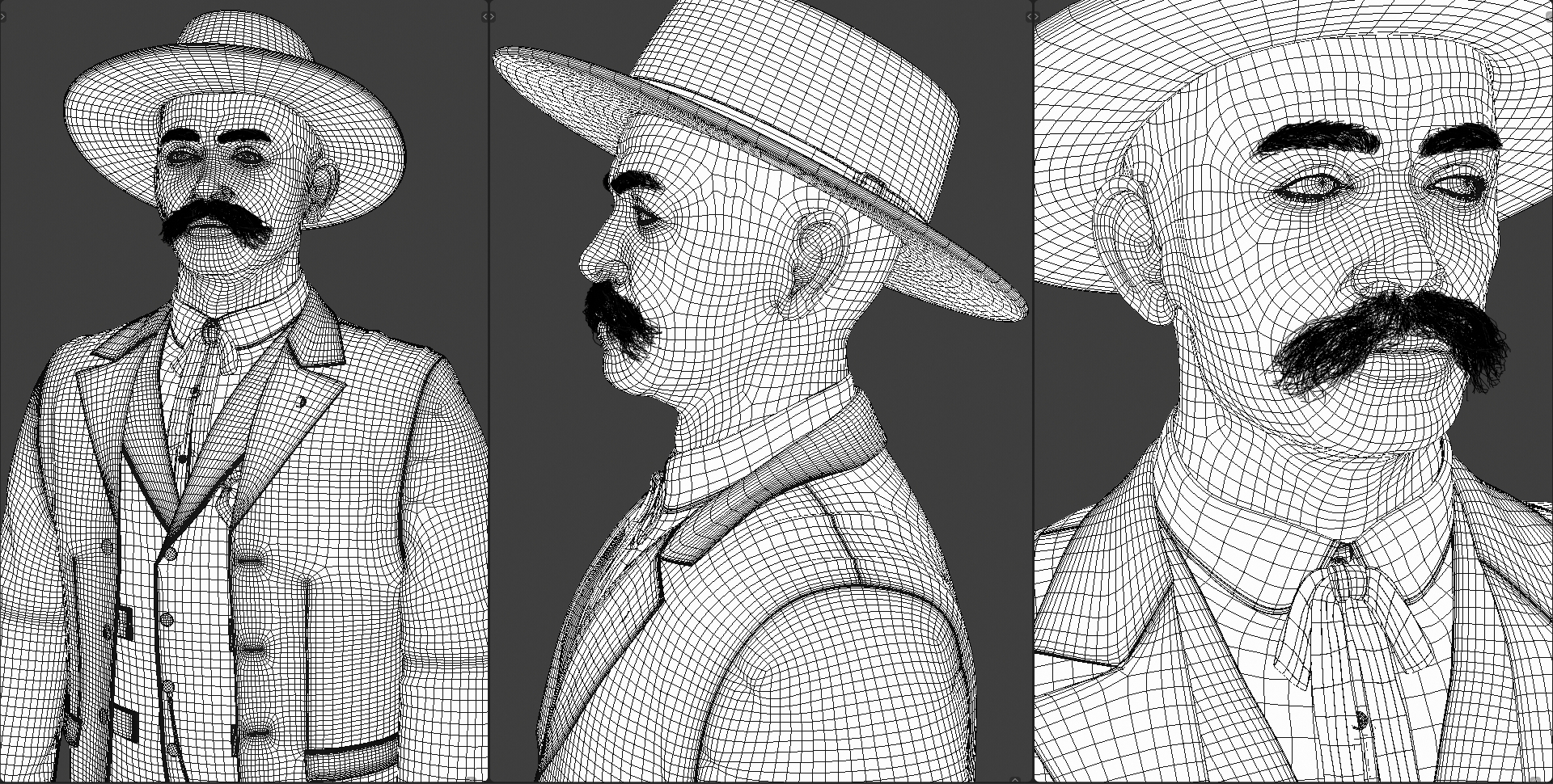 Bass Reeves - Likeness Study - Finished Projects - Blender Artists ...