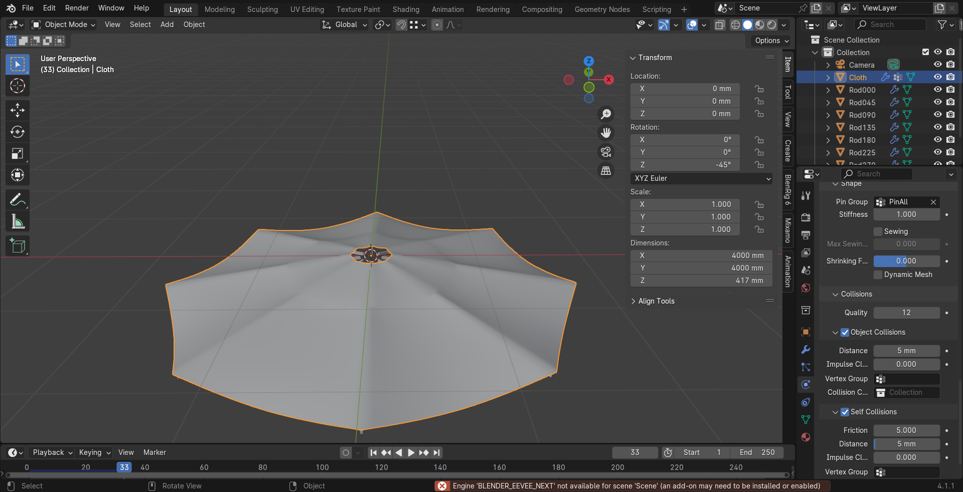 Cloth sim penetrates collision objects - Particles and Physics ...