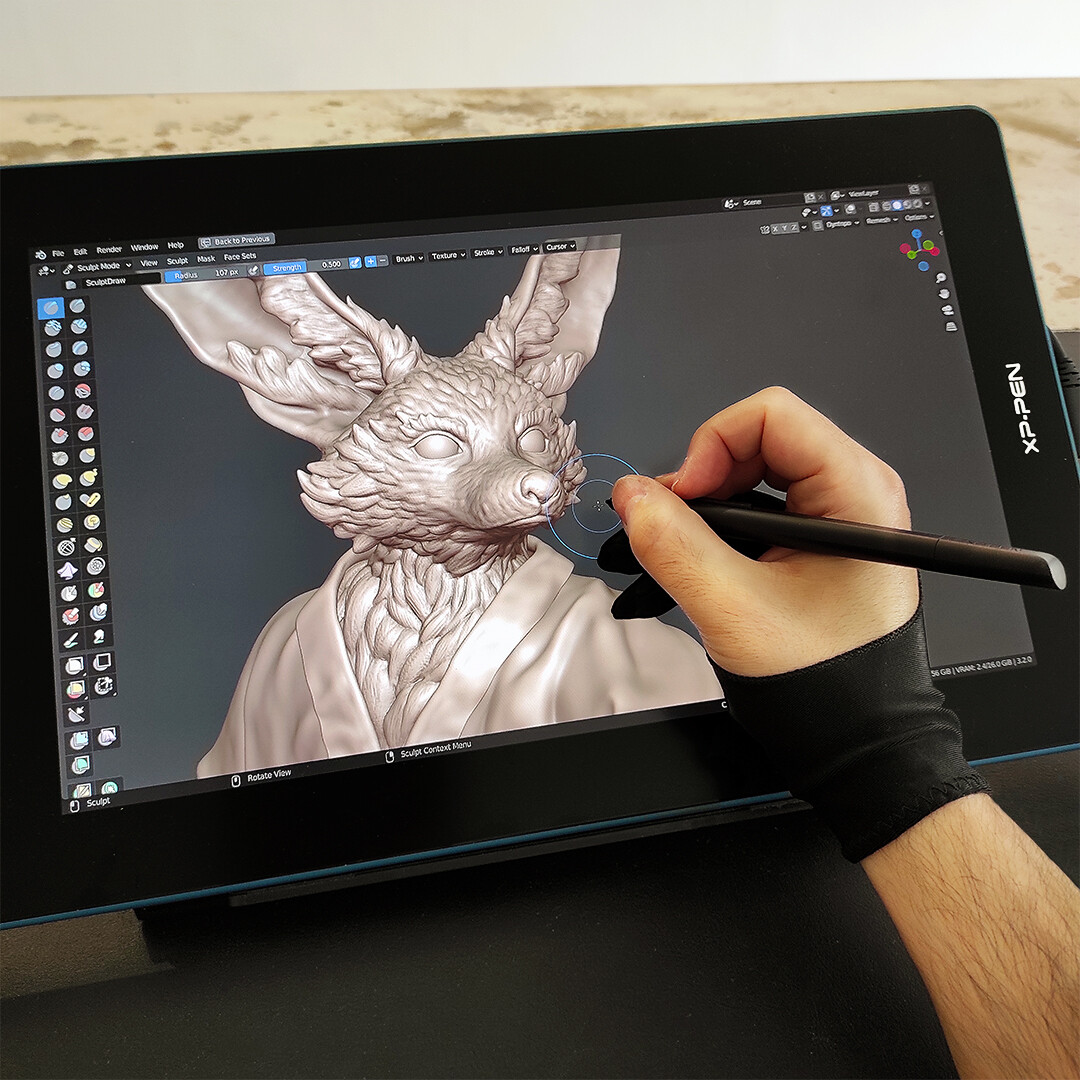 Fenix Samurai for Xp Pen Blender 3.2 - Finished Projects - Artists Community