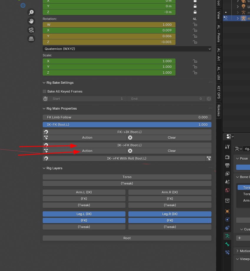 Can Rigify switch FK to IK over a frame range, rather than one keyframe ...