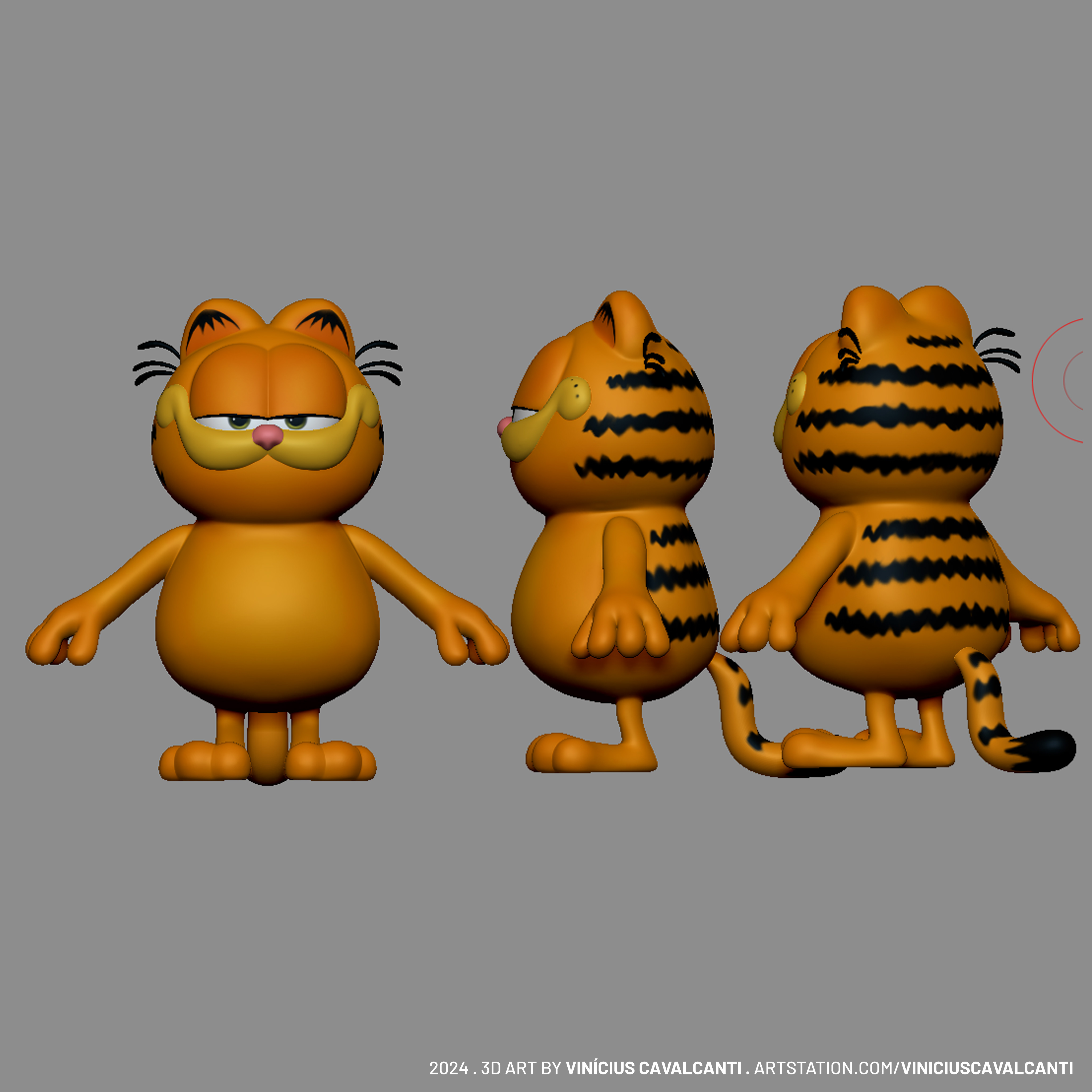 Garfield | 3D Character Art - Finished Projects - Blender Artists Community