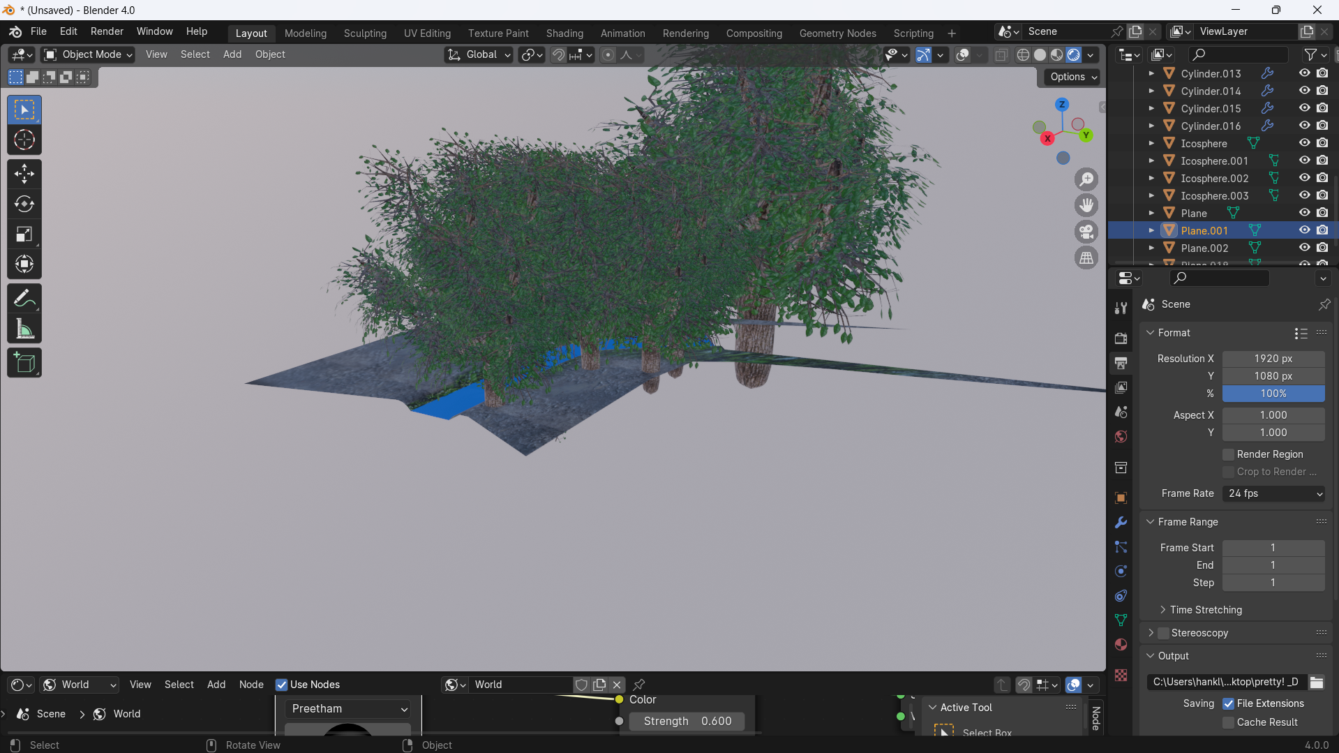 Forest with a river, rendered in EEVEE - Finished Projects - Blender ...