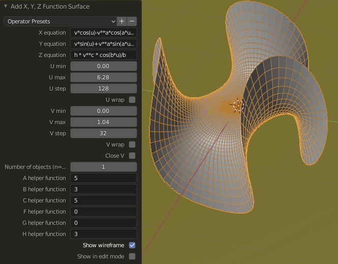 Enneper Order 3 Math Function X Y Z 18 By Unkerjay Modeling Blender Artists Community