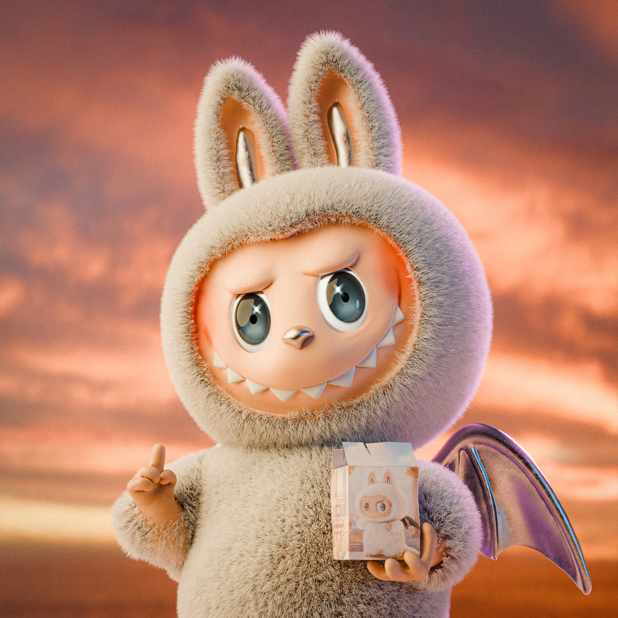  Got The Blind Box A Fan Art Of Labubu Finished Projects Blender 
