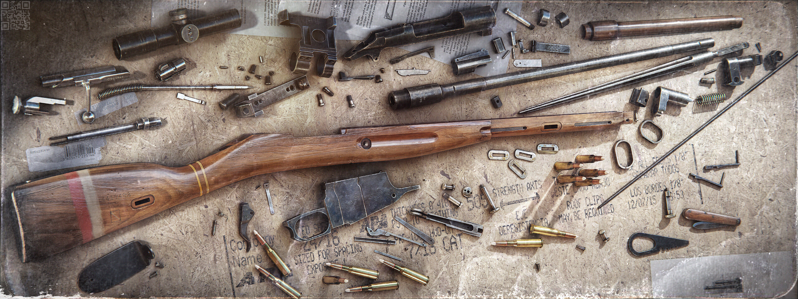 Mosin Nagant M44 Anatomy - Finished Projects - Blender Artists Community