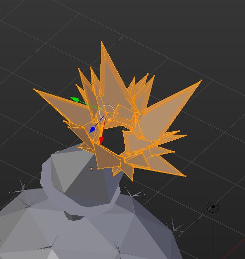 Uh oh... not sure how to fix this. Trying to merge meshes in edit mode ...