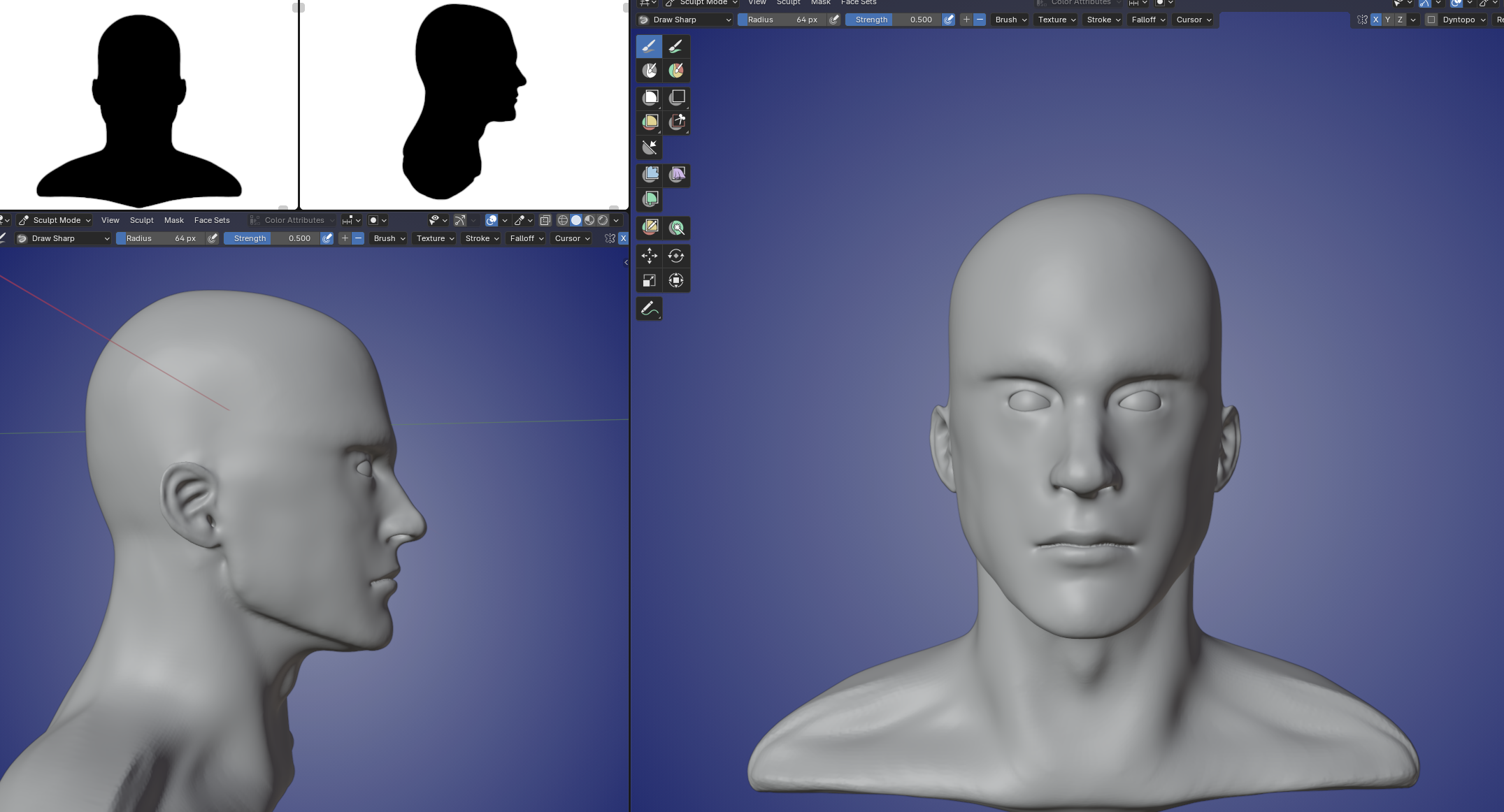 Sculpting human face - Works in Progress - Blender Artists Community