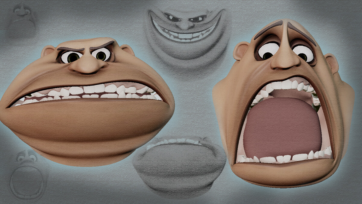 Making a rig to stretch around the mouth for animation - Animation and  Rigging - Blender Artists Community