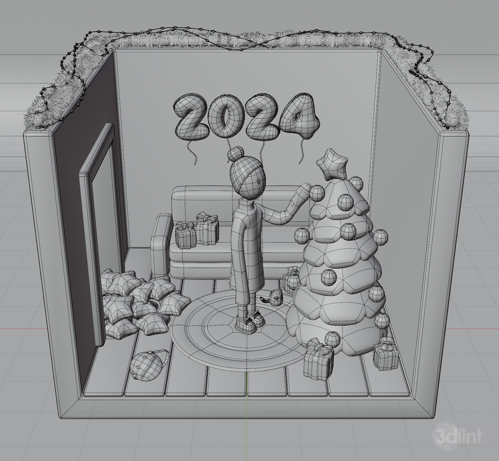 Happy New Year 2024 Finished Projects Blender Artists Community   542f715312b914ce6967569d76676326de7ffd9d 