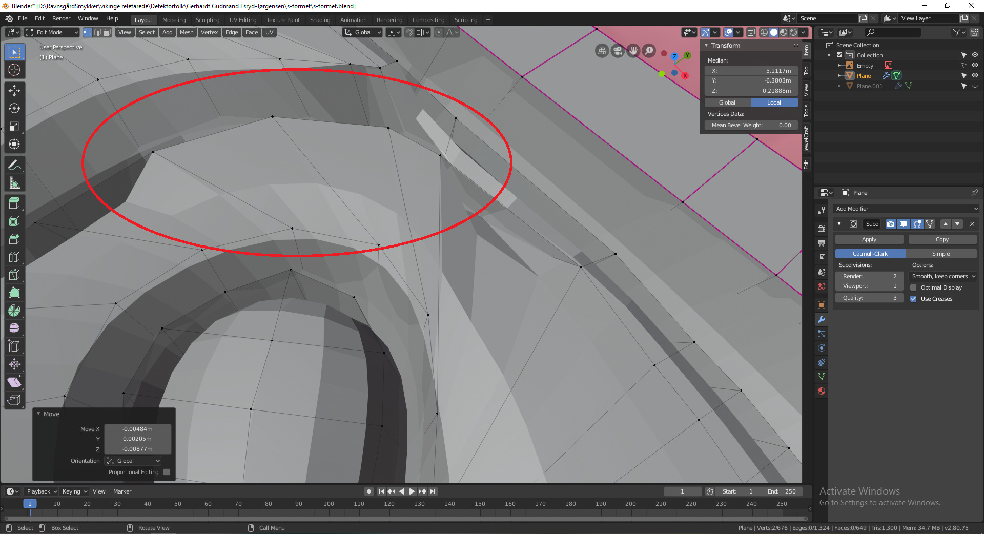 Strange behavior from subdivided mesh - Modeling - Blender Artists ...