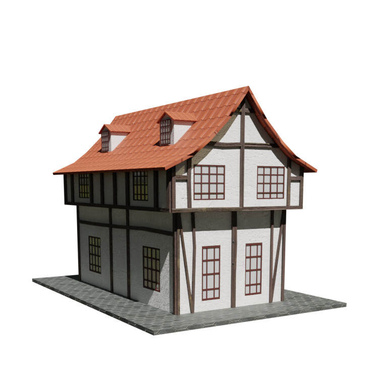 Medieval House from Attack on Titan - Works in Progress - Blender ...