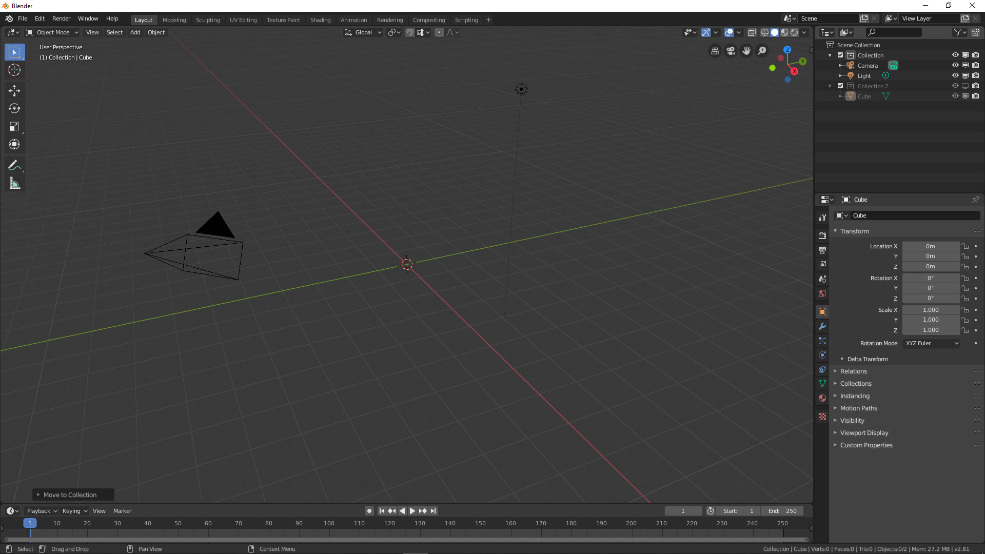 Collection is hidden but not marked as - Basics & Interface - Blender ...