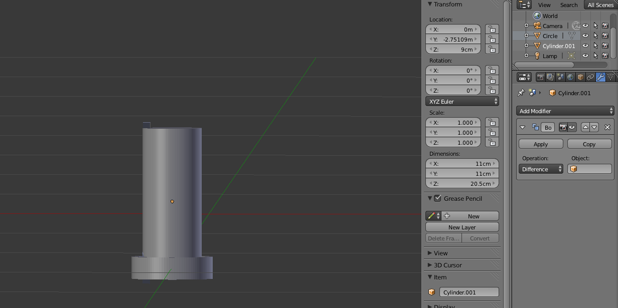 Blender Boolean Problem Problem with boolean difference - Modeling - Blender Artists Community