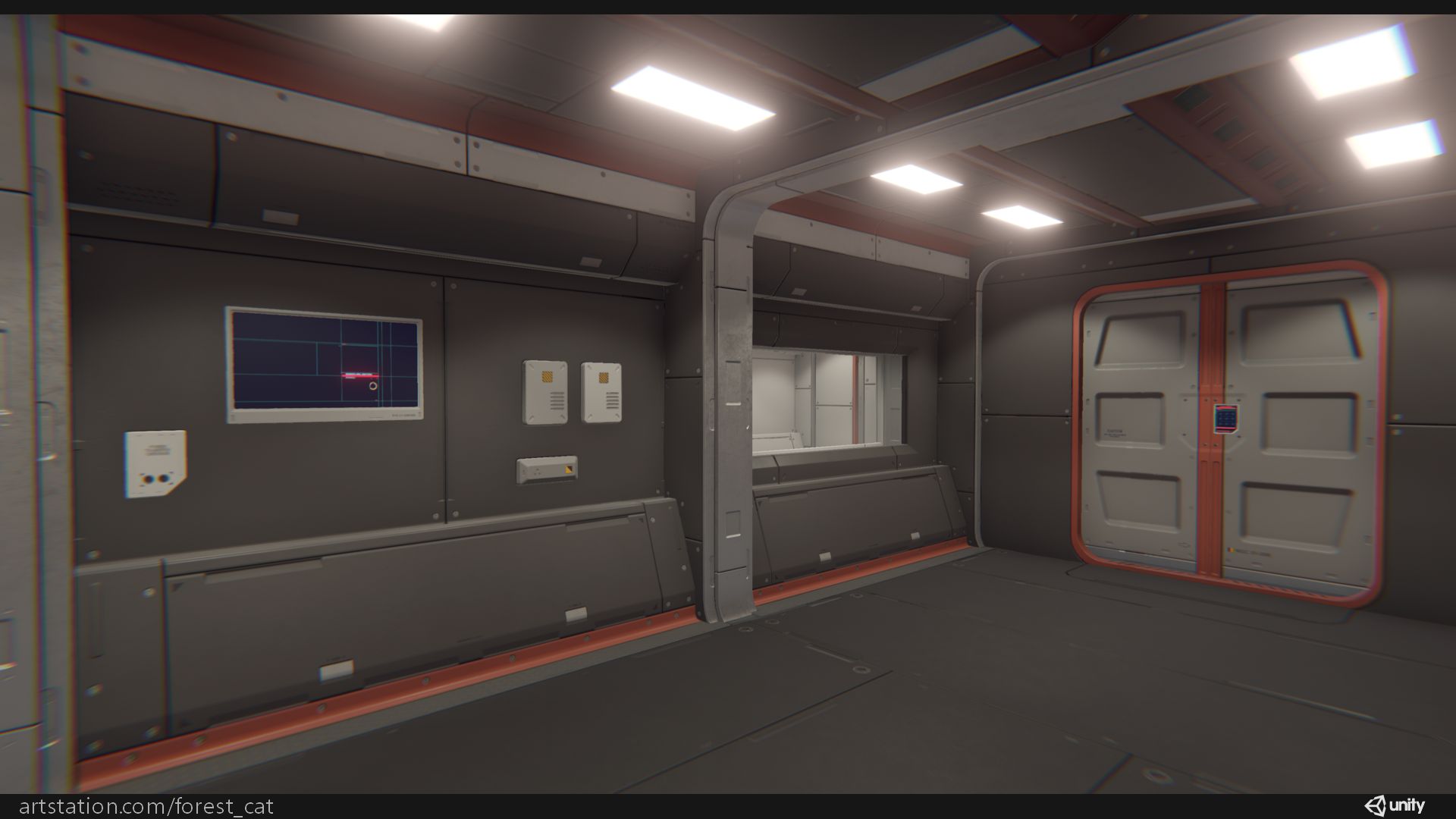 [Unity] Modular Sci Fi Corridor 1 - Finished Projects - Blender Artists ...