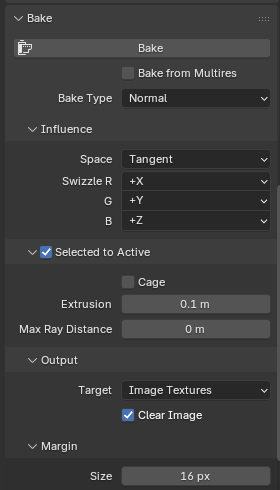 Baking a normal map. Help - Basics & Interface - Blender Artists Community