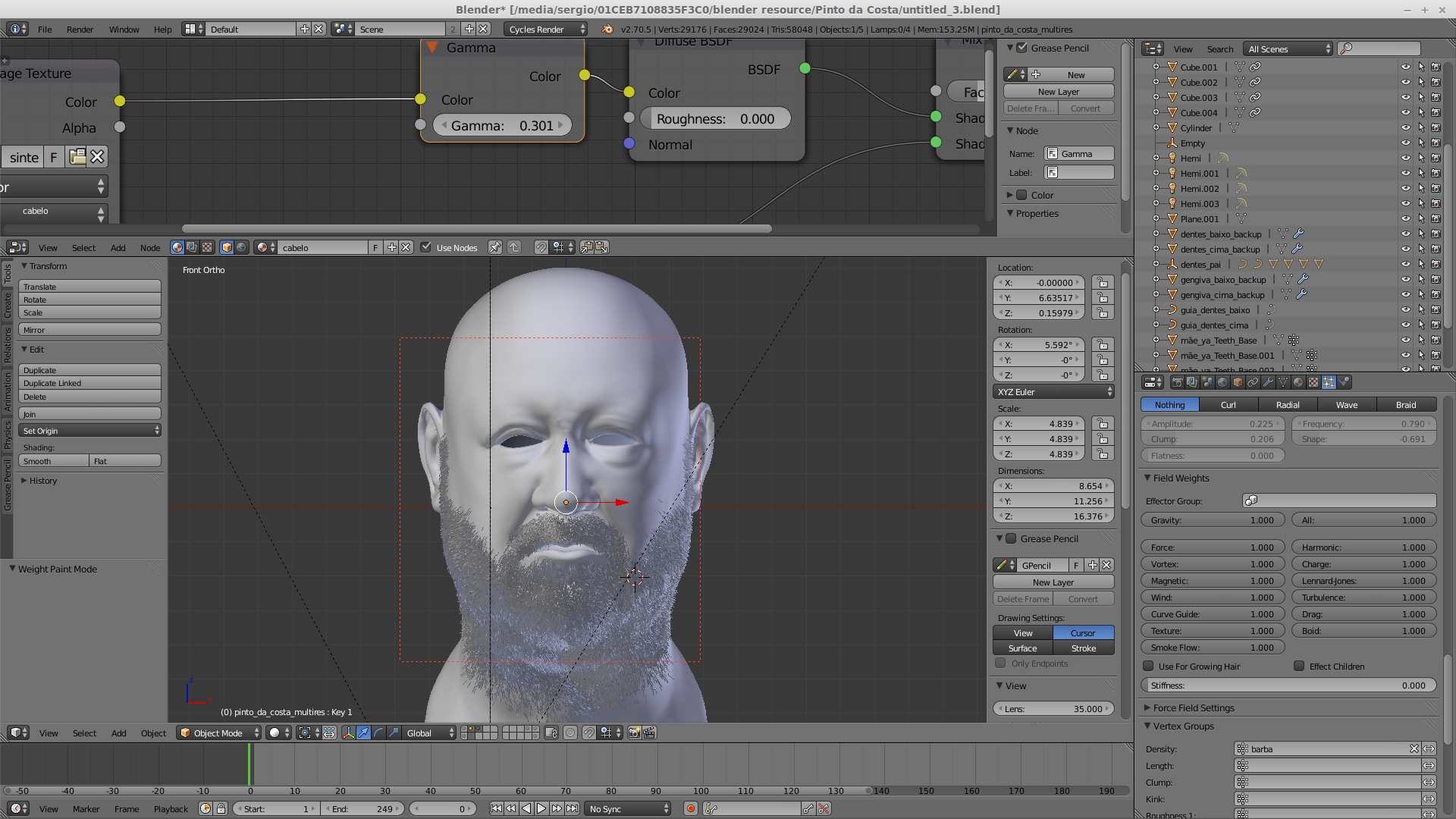 crazy problem with hair particle editor - Particles and Physics ...