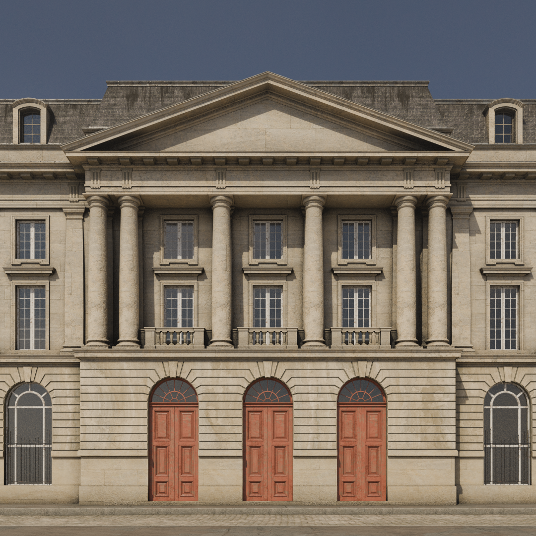 Classical building - Finished Projects - Blender Artists Community