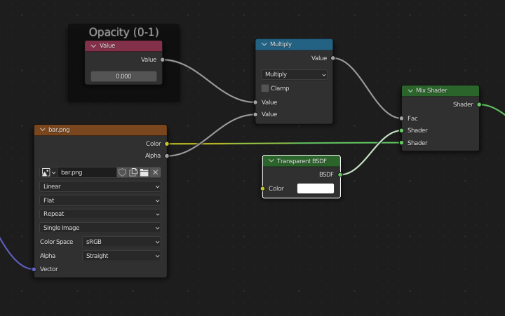 Object goes opaque when set to black with object colour info and ...